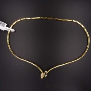 Girocollo og zaff 0.40ct e brill 0.15ct