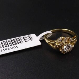 Anello og mod fantasia circa 0.78ct