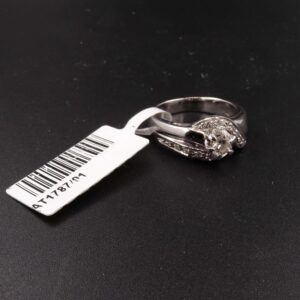 Anello ob centrale 0.20ct lat. 0.15ct