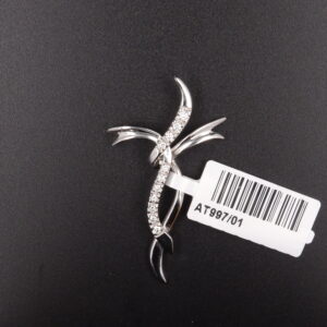 Ciondolo croce ob 0.20 ct