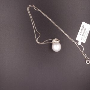 Collier perla australiana >10 ct e brill- 0.15 ct unoaerre