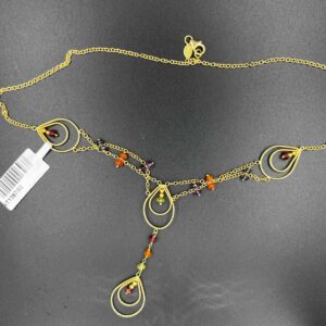 Collana og ametist.granati e tormalina