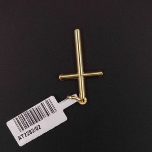 Ciondolo croce og in rilievo