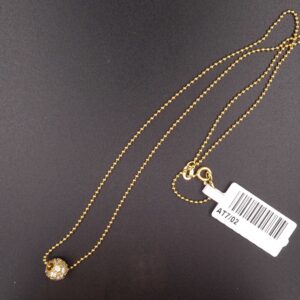 Collana og pave' zirconia