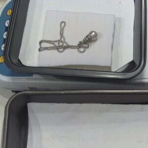 Collana c/scarama. ct 0,30 brill