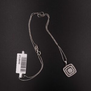 Collana con ciond. brill 0.45ct