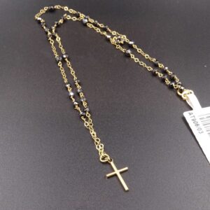 Collana rosario og e perline