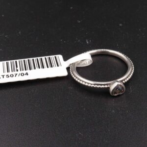 Anello decorato con cuore mis.14