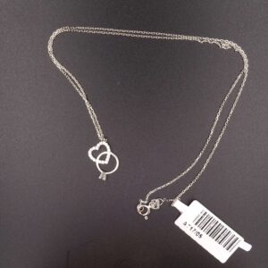 Collana ob cuore e amore zirconi