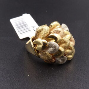 Anello foglie 3 colori