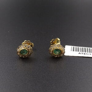 Orecchini og e pietre