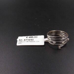 Anello ob fasce con zirc