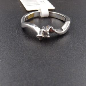 Solitario cuori ct o,06